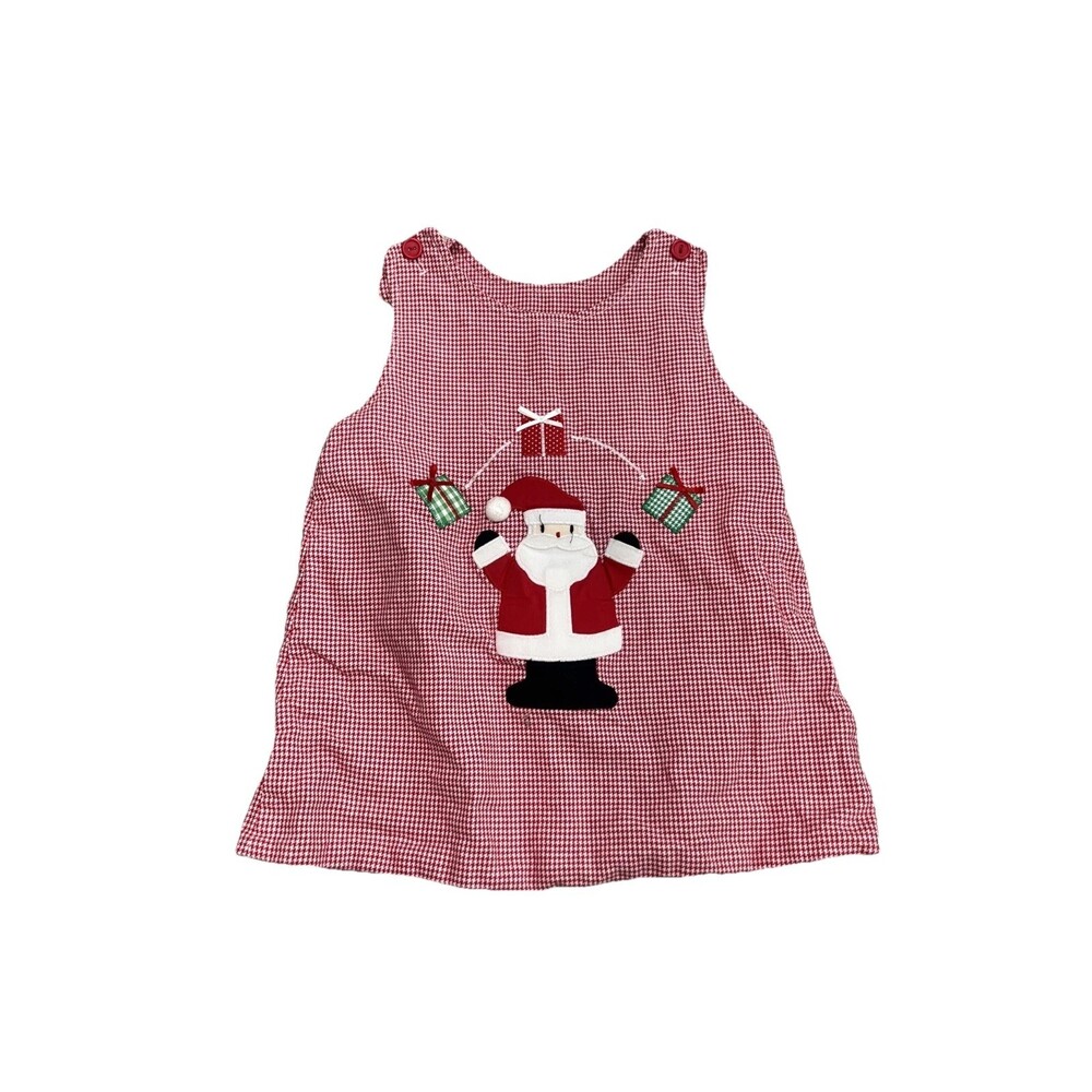 Funtasia Too Dallas Heart & Santa Reversible Dress Girls Size 4T Traditional